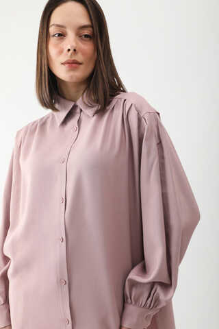 Salaş Pantolonlu Takım Pudra - 6