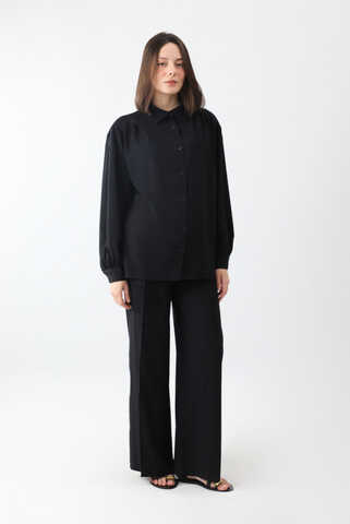 Salaş Pantolonlu Takım Siyah - 4