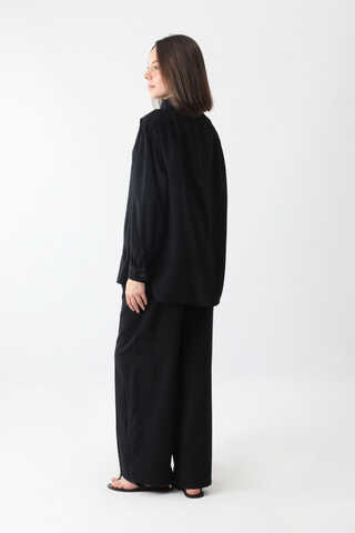 Salaş Pantolonlu Takım Siyah - 8