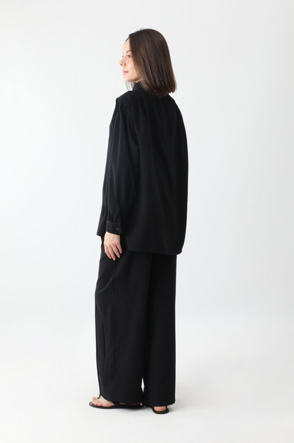 Salaş Pantolonlu Takım Siyah - 8