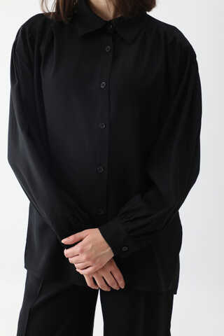 Salaş Pantolonlu Takım Siyah - 5