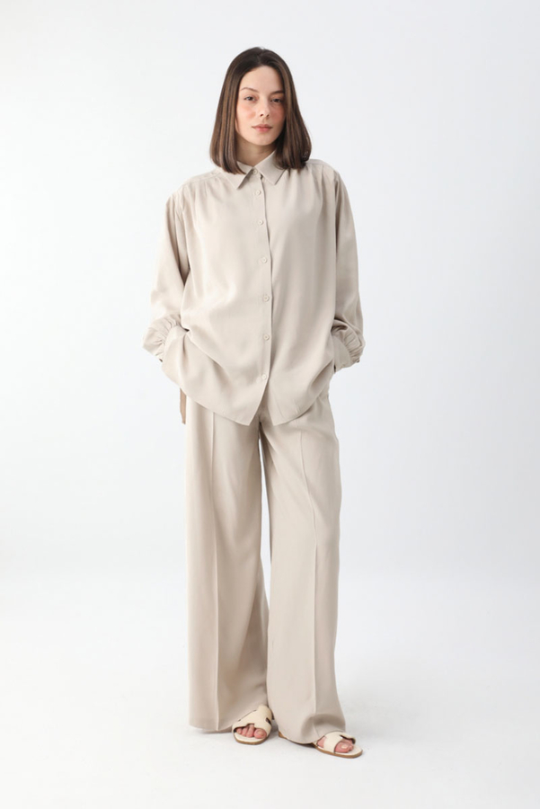 Salaş Pantolonlu Takım Taş - 2