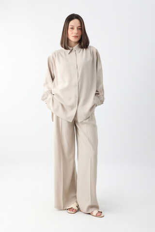 Salaş Pantolonlu Takım Taş - 2