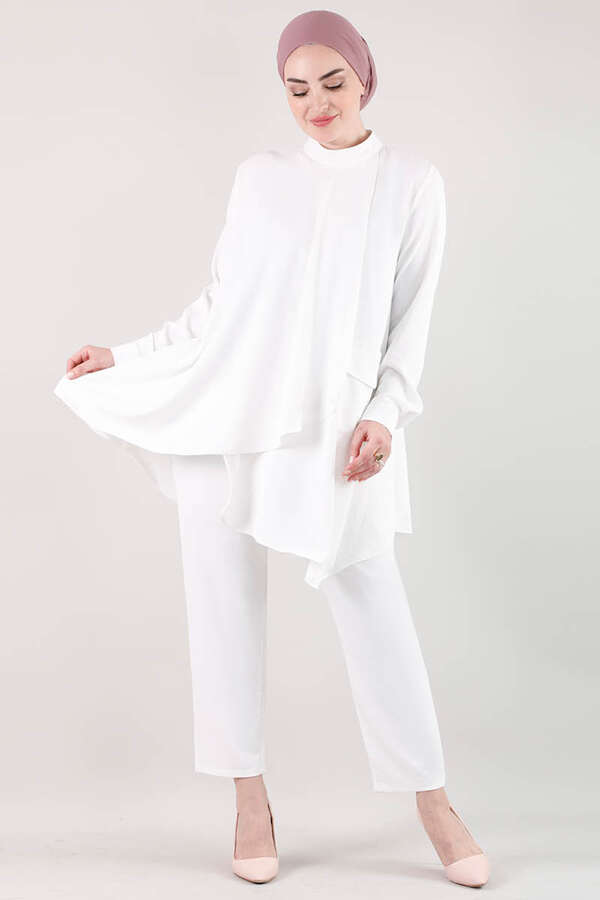 Salaş Tunik Takım Ekru - 2
