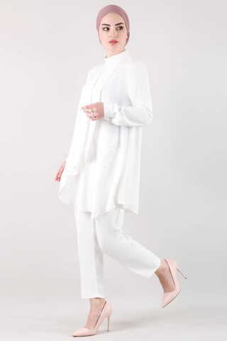 Salaş Tunik Takım Ekru - 1