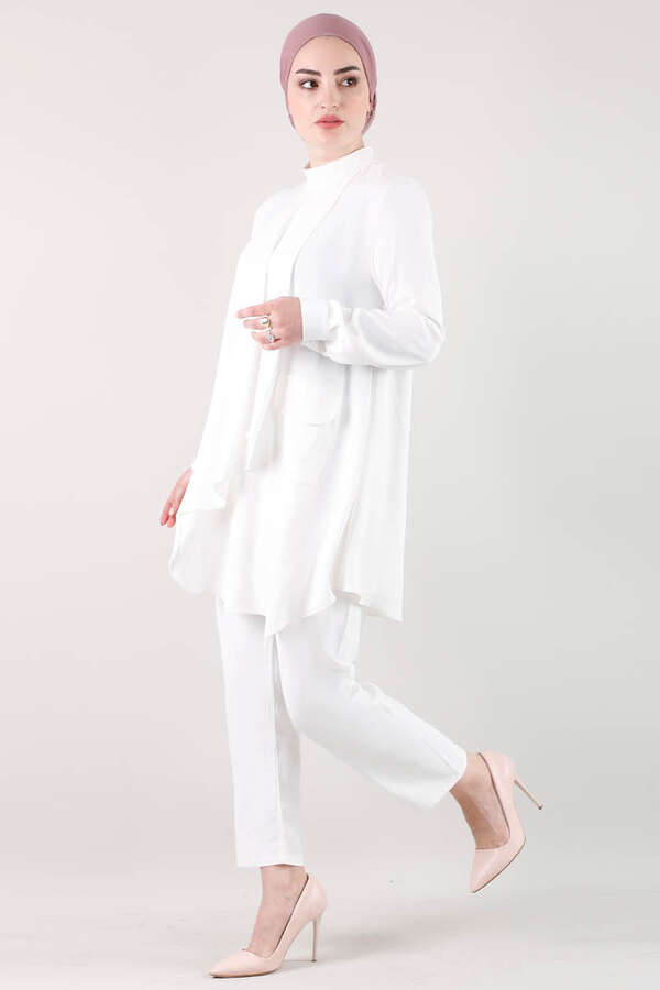 Salaş Tunik Takım Ekru - 1