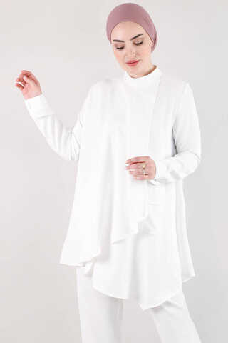 Salaş Tunik Takım Ekru - 3