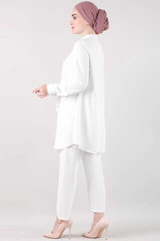Salaş Tunik Takım Ekru - 4