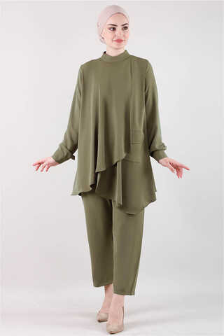 Salaş Tunik Takım Haki - 1