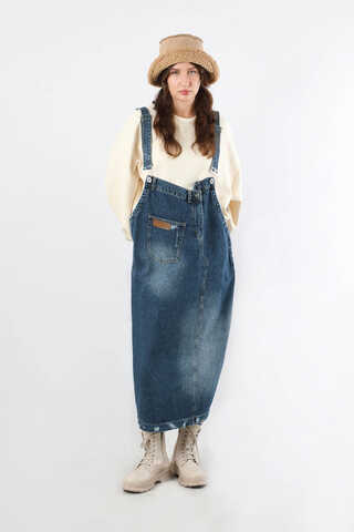 Salopet Etek Mavi - 1