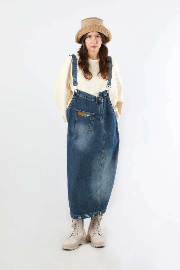 Salopet Etek Mavi - 1