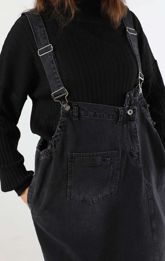 Salopet Etek Siyah - 2