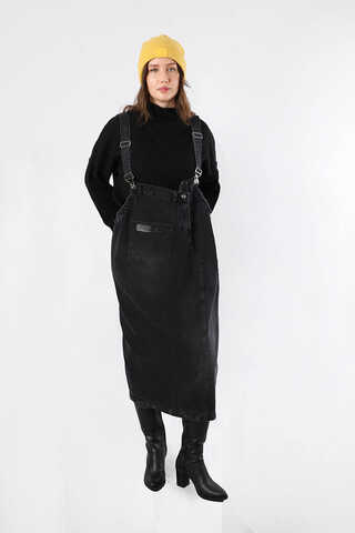 Salopet Etek Siyah - 1
