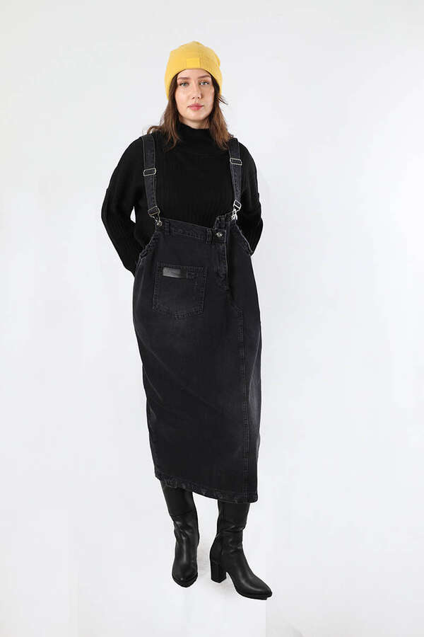 Salopet Etek Siyah - 1