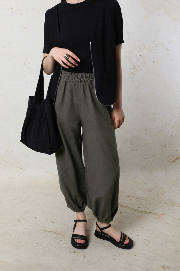 Şalvar Pantolon Antrasit - 5