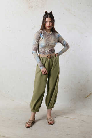 Şalvar Pantolon Haki - 2
