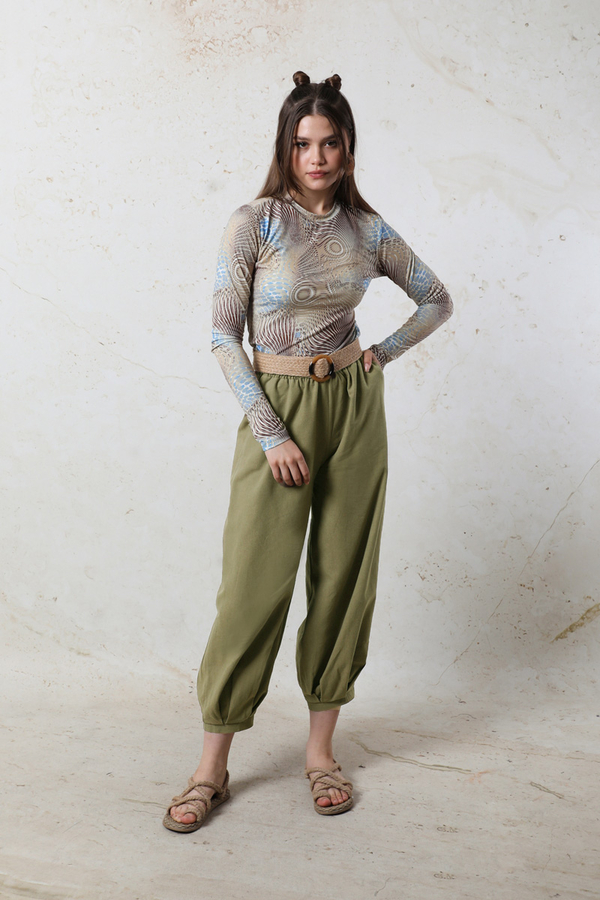 Şalvar Pantolon Haki - 2