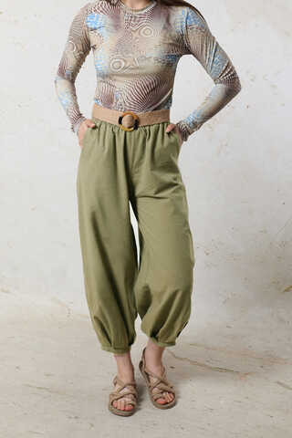 Şalvar Pantolon Haki - 3