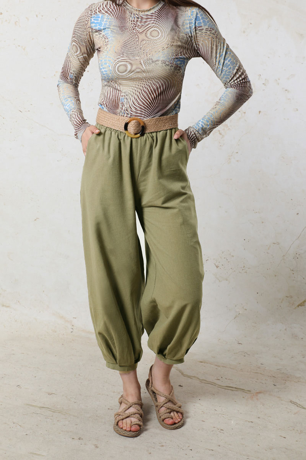 Şalvar Pantolon Haki - 3