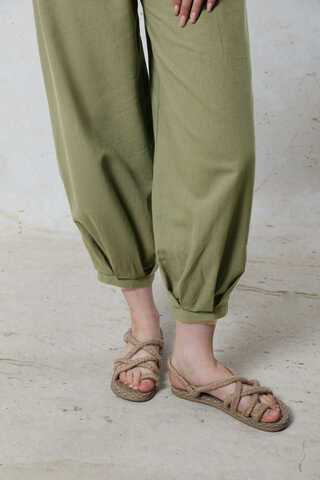 Şalvar Pantolon Haki - 5