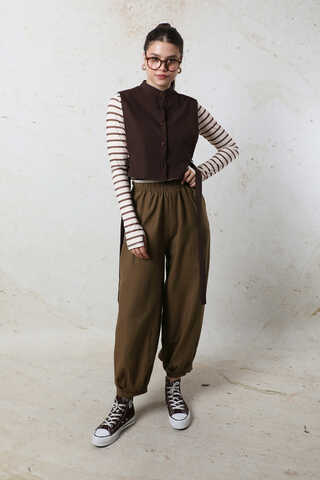 Şalvar Pantolon  Kahverengi - 2