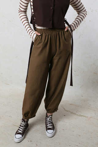 Şalvar Pantolon  Kahverengi - 3