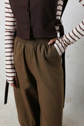 Şalvar Pantolon  Kahverengi - 6