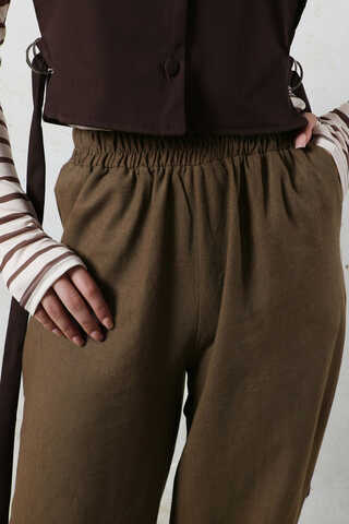 Şalvar Pantolon  Kahverengi - 7