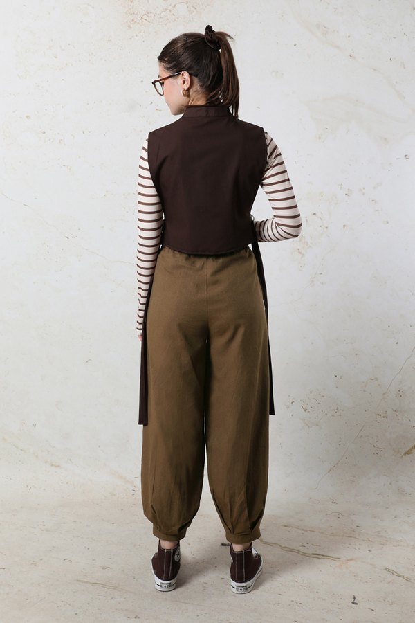 Şalvar Pantolon  Kahverengi - 8