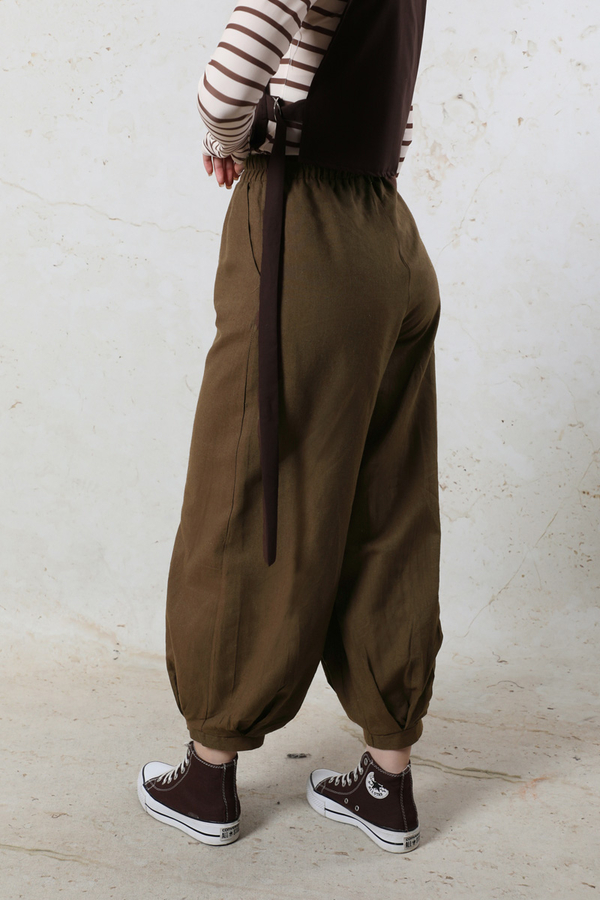 Şalvar Pantolon  Kahverengi - 9