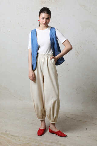 Şalvar Pantolon Taş - 5