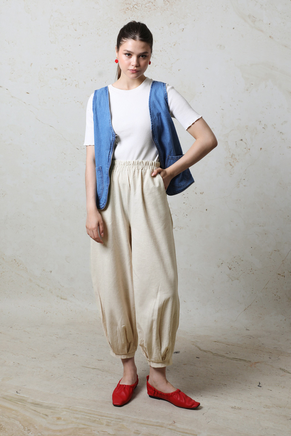 Şalvar Pantolon Taş - 5