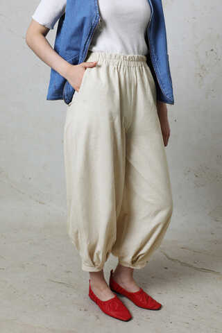 Şalvar Pantolon Taş - 2