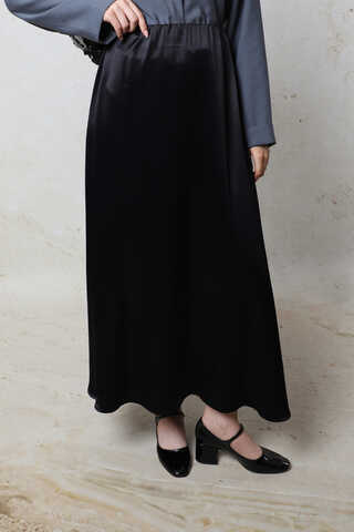 Saten Etek Siyah - 1