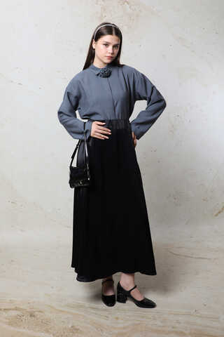 Saten Etek Siyah - 3