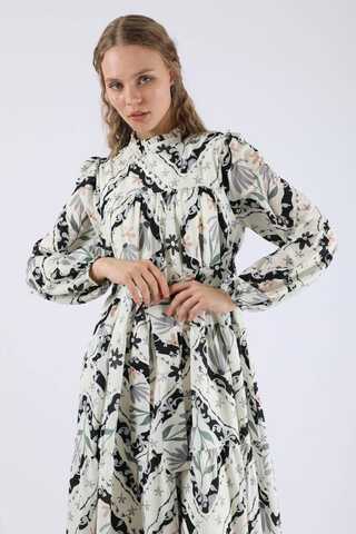 Scarf Dress Black - 2