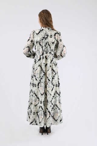 Scarf Dress Black - 5