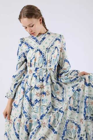 Scarf Dress Blue - 2