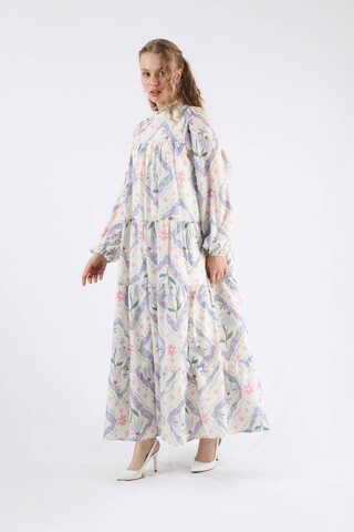 Scarf Dress Lilac - 3