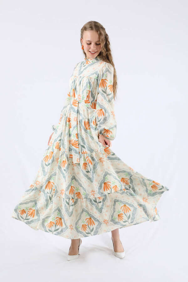 Scarf Dress Mint - 1