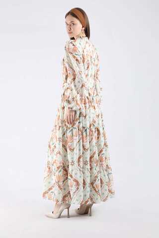 Scarf Dress Tan - 5