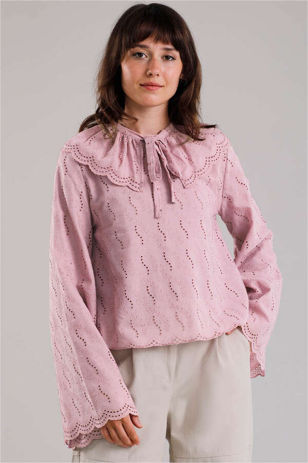 Seyyar Collar Shirt Dried Rose - 1