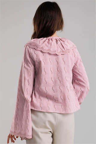 Seyyar Collar Shirt Dried Rose - 2
