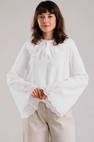 Seyyar Collar Shirt White - 1
