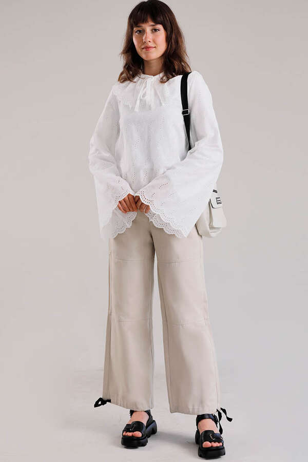 Seyyar Collar Shirt White - 2