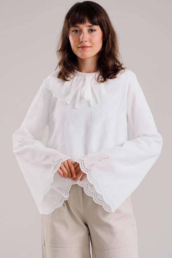 Seyyar Collar Shirt White - 1