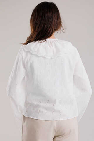 Seyyar Collar Shirt White - 4