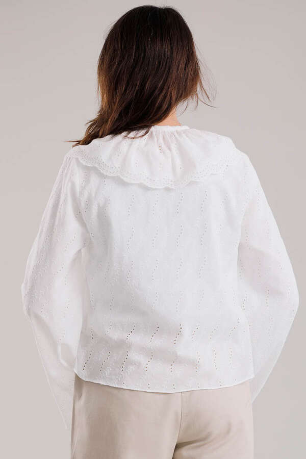 Seyyar Collar Shirt White - 4