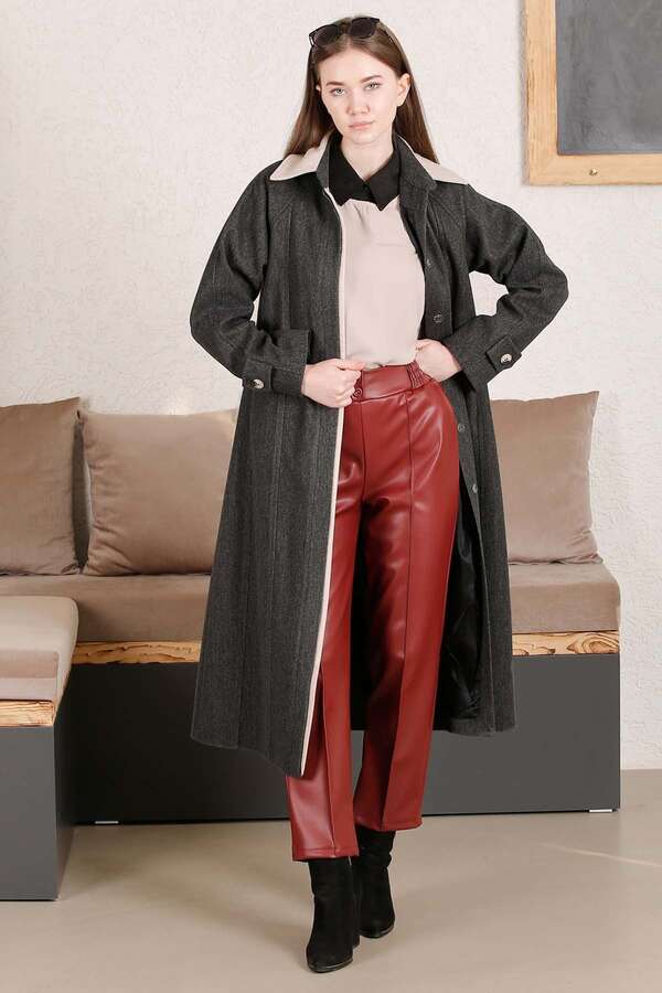 Shirt Cachet Coat Anthracite - 1