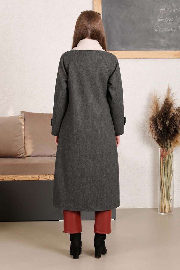 Shirt Cachet Coat Anthracite - 5